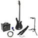 Dimavery SB-320 Black elektrische basgitaar starterset