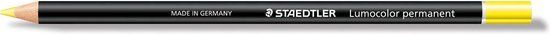 Staedtler potlood Lumocolor permanent glasochrom, geel