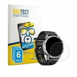 BROTECT - Screenprotector voor Miecgth IW13 1.7" - Folie Beschermfolie transparant 6 Stuks