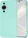Techsuit Hoesje geschikt voor Huawei nova 12s - Soft Flex Silicone Back Cover - Sea Blue