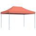 vidaXL Partytent, opvouwbaar, pop-up, terracotta, 410x279x315 cm