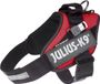 Julius-K9 Blindengeleidehond tuig, L - maat 1, rood