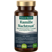 Holland & Barrett 1+1 gratis Kamille Nachtrust* Hop-Citroenmelisse Lavendel Met 500mg Sour Date Extract - 60 capsules