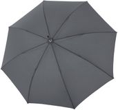 doppler Paraplu Graz Long Automatic MIA Umbrella Grey Donkergrijs