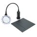 Carson MagniFlex Pro 2X Tafel-/Staande Loep en LED Lamp met Magneetvoet, Flexibele Hals en Stabiele Bodemplaat (CP-90EU)