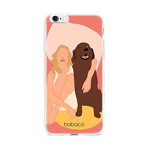 BABACO ERT GROUP mobiel telefoonhoesje voor Iphone 6/6S origineel en officieel erkend Babaco patroon Dogs 007 optimaal aangepast aan de vorm van de mobiele telefoon, hoesje is gemaakt van TPU