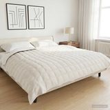 vidaXL Verzwaringsdeken Wit 220 x 260 cm 11 kg 100% Katoen 205T
