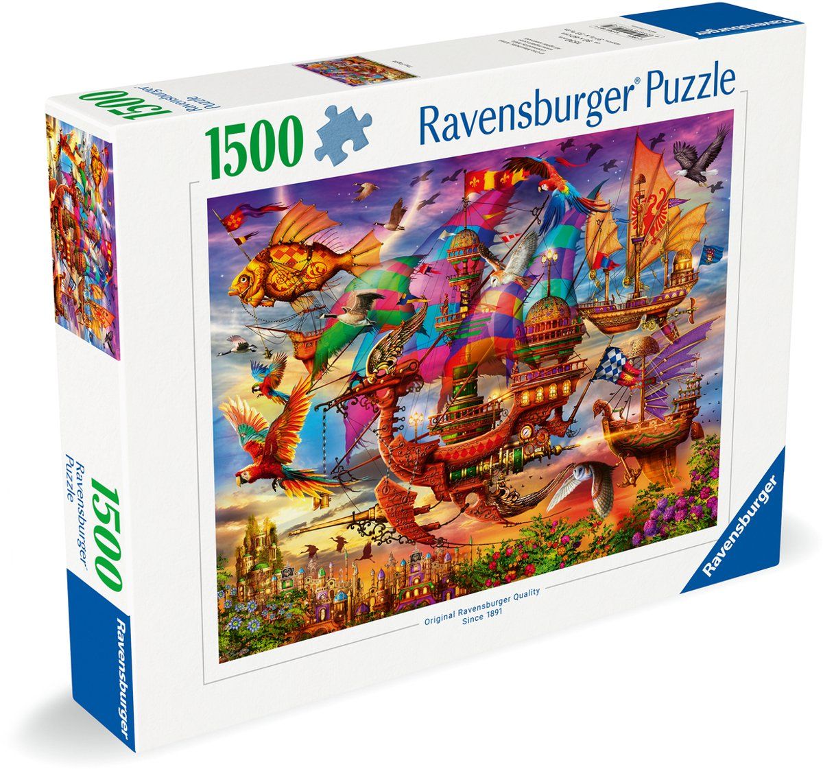 Ravensburger - Puzzel voor volwassenen - Puzzel van 1500 stukjes - Vlucht - Volwassenen en kinderen vanaf 14 jaar - Puzzel van hoge kwaliteit - Fantastisch - 12001487