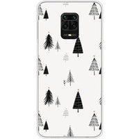 Xiaomi Redmi Note 9S Beschermende Siliconen Case - Elegante Dennenboom