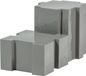 WOOOD Jasmir Tables d'appoint - Métal - Gris - Ensemble de 2