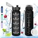 Vikaster Sportdrinkfles, 0,5 l, BPA-vrije drinkfles, fiets, lekvrij, geschikt voor koolzuurhoudende dranken, drinkfles voor fiets, fitness, school, kinderen, outdoor
