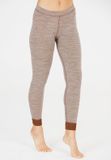 WHISTLER Ski- und Sportunterhose CAMEA Vrouwen Grijs-beige Effen Merinowol, polyester en elastaan Maat 40