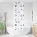 Maison Exclusive - Rideau de douche, 60x240 cm, largeur du tissu : 56 cm