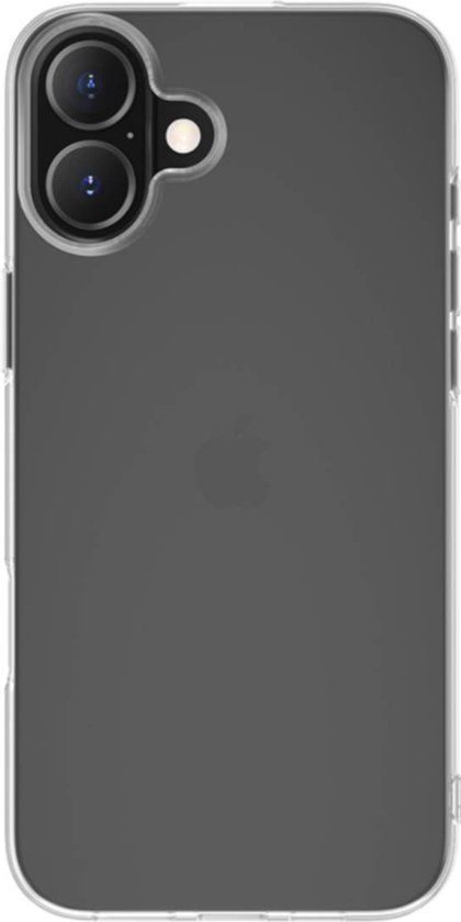 Bigben Connected, Hoesje geschikt voor Apple iPhone 16 - Set met Flexible Glass & SmartFrame, Transparant