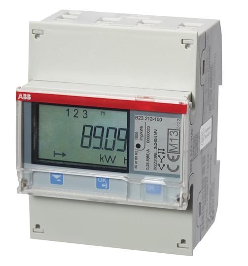 ABB B23 212-100 Energiekostenmeter - Grijs