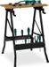 Merkloos / Sans marque Relaxdays Werktafel - Inklapbaar - Tot 100 kg - 4 Klemmen - Met Gereedschapshouder