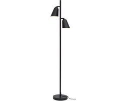 it's about RoMi Bremen Vloerlamp - Zwart - 162cm - 2x E27