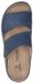 Hartjes 122.1221/20 48.00 H Slippers Blauw Nubuck Dames Breedtemaat H 100% Chroomvrij