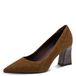 Tamaris Escarpins à talon bloc pour femme Marron (Cognac Comb), 36