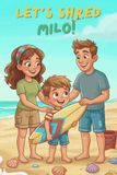 Let's shred, Milo!: A Beginner Surfing Story for Kids Ages 3–6