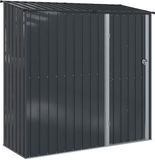 vidaXL Tuinhuis Metaal Antraciet 203 x 85,5 x 200 cm