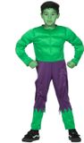 Wilbers & Wilbers The Big Green Hulk Junior Kind Kostuum