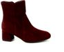 Gabor - Femme - Bottines - Rouge - Daim - Talon bloc - Fermeture éclair - Taille 40