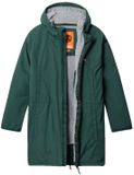 Napapijri Herenjas Parka Lange Mouw Effen Rits Steekzakken Polyester Groen S