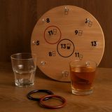 Out of the Blue Drankspel Ringwerpspel - Compact 30 cm - Inclusief Ringen & Standaard