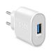 SBS TETR1USB2AWFAST Chargeur pour équipement mobile Universel Blanc AC Intérieur