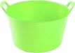 Plasticforte Flexibele Emmer/Kuip - 3x - Groen - Kunststof - Rond - 56 Liter