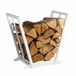 Relaxdays Houtopslag - 55,5 x 62 x 35 cm - binnen - wit