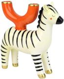 Talking Tables Kandelaar Zebra Keramiek Multicolor