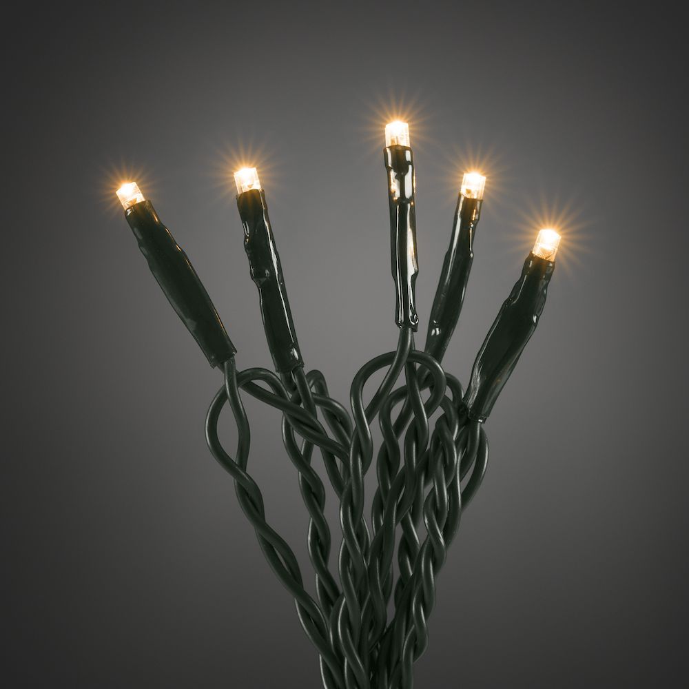 KONSTSMIDE 6355-820 - Decoratieve verlichting - LED - Amber - 2200K - Kunststof - Netstroom - Dimbare - Groen - 3m
