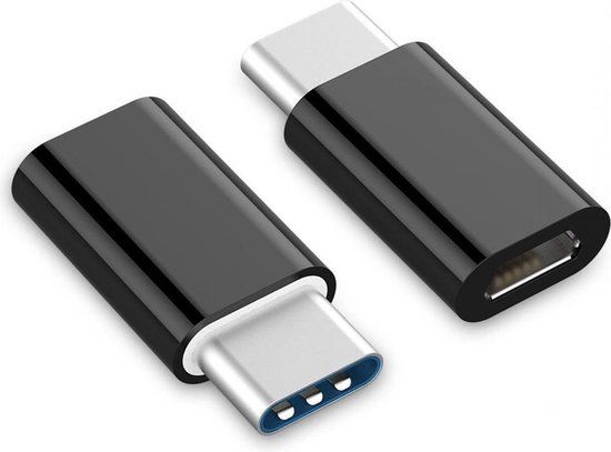 Staza Micro-USB naar USB-C adapter - Zwart