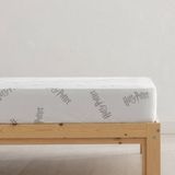 Flanellen Harry Potter Onderlaken Wit Grijs 90 x 200 cm Katoen