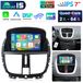 Peugeot 207 (2006-2015) autoradio 7 pouces avec Carplay, Android 15, navigation GPS, Wi-Fi, Bluetooth, DAB+, commande au volant, port USB et DSP, 2 Go de RAM et 64 Go de stockage