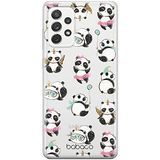 ERT GROUP mobiel telefoonhoesje voor Samsung A53 5G origineel en officieel erkend Babaco patroon Panda 008 optimaal aangepast aan de vorm van de mobiele telefoon, gedeeltelijk bedrukt