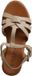 Sixth Sense CHEN Catherine Sandalen met sleehak en bandjes – Parijs Beige Vrouwen Maat 40