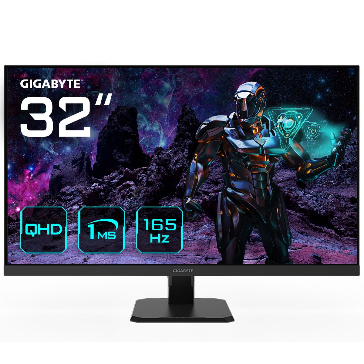 GIGABYTE GS32Q 31.5" QHD 165Hz Gaming Monitor - IPS, FreeSync Premium, HDR, Black