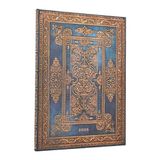 2026 Paperblanks 2026 Blue Luxe Grande 12-month Vertical Hardcover Flexi Dayplanner