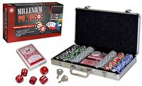 MGM GAMES Pokerchipskoffer met 300 chips - Multicolor