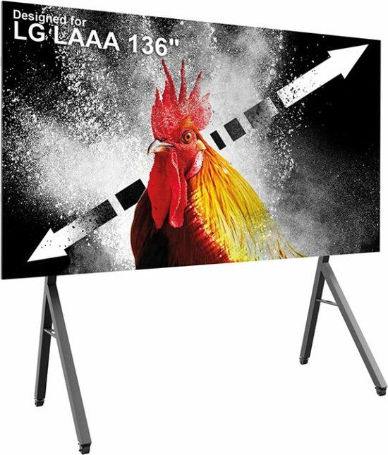 Hagor 6275 tv-bevestiging 3,45 m (136") Zwart