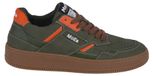 MoEa Chaussures basses femme olive à lacets