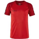 Craft Kinder Sportshirt Squad 2.0 Contrast Jersey Jr 1912727 - Bright Red/Express - 158/164