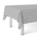 Martina Home Wasdoek Polygon grijs 100 x 140 cm