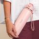 YourSurprise Bloom Gepersonaliseerde Waterfles - Stainless Steel - Soft Pink