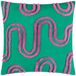 Heya Home Archie Tufted Kussenhoes, Turquoise/Paars