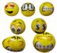 EuroB Emoji Stressbal 12 Stuks – 6 cm - Geel