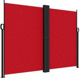 vidaXL Windscherm uittrekbaar 180x1000 cm rood